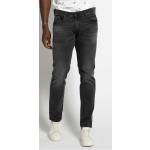 Reduzierte Graue Bestickte Replay Slim Fit Jeans mit Knopf aus Baumwolle für Herren Weite 34, Länge 36 