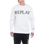 Reduzierte Weiße Replay Herrensweatshirts Größe XL 