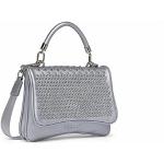 Silberne Elegante Replay Kleine Handtaschen aus Leder für Damen 