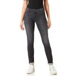 Schwarze Replay Slim Fit Jeans aus Denim enganliegend für Damen Weite 32 