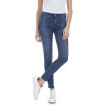 Reduzierte Blaue Replay Luz Skinny Jeans aus Denim für Damen Größe M Weite 25 