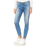 Hellblaue Replay Luz Skinny Jeans aus Denim für Damen Weite 32 