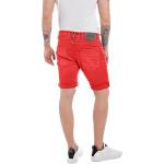 Rote Replay Jeans-Shorts aus Denim für Herren für den für den Sommer 
