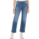 Blaue Replay Straight Leg Jeans aus Denim für Damen Größe M Weite 27, Länge 30 