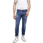 Reduzierte Blaue Replay Bio Slim Fit Jeans aus Denim für Herren Größe M Weite 30 für den für den Frühling 