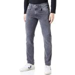 Dunkelgraue Replay Skinny Jeans mit Reißverschluss aus Denim für Herren Weite 38 