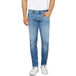 Hellblaue Casual Replay Slim Fit Jeans aus Baumwolle für Herren Weite 40 
