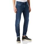Dunkelblaue Replay Slim Fit Jeans aus Denim für Herren Weite 40 