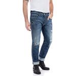 Blaue Replay Skinny Jeans aus Denim für Herren Größe M Weite 38 