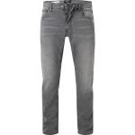 Graue Bestickte Replay Bio Jeans mit Stickerei aus Baumwolle für Herren Größe XXL Weite 30, Länge 34 