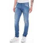Blaue Replay Skinny Jeans aus Denim für Herren Größe M Weite 38 