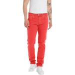 Rote Replay 5-Pocket Jeans aus Denim für Herren Weite 32 