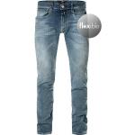 Blaue Bestickte Replay Slim Fit Jeans aus Baumwolle für Herren Weite 30, Länge 30 
