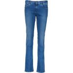 Reduzierte Blaue Bestickte Replay Slim Fit Jeans mit Reißverschluss aus Baumwolle für Damen Größe XS Weite 26, Länge 32 