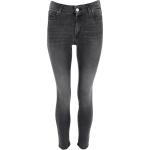 Reduzierte Dunkelgraue Replay 5-Pocket Jeans mit Nieten mit Reißverschluss für Herren Größe XXL Weite 29, Länge 28 