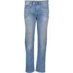 Reduzierte Hellblaue Bestickte Replay Jeans mit Stickerei mit Reißverschluss aus Baumwolle für Damen Weite 31, Länge 28 