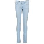 Reduzierte Hellblaue Bestickte Replay Luz Jeans mit Stickerei mit Reißverschluss aus Baumwolle für Damen Größe XS Weite 26, Länge 32 