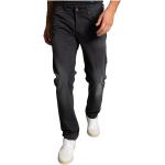 Schwarze Replay Straight Leg Jeans aus Denim für Herren Größe XXL Weite 31, Länge 30 