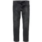 Graue Replay Slim Fit Jeans mit Reißverschluss aus Denim für Herren Weite 30, Länge 32 