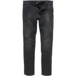 Graue Replay Slim Fit Jeans mit Reißverschluss aus Denim für Herren Weite 33, Länge 34 