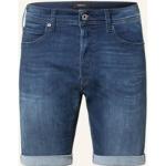 Reduzierte Blaue Replay Jeans-Shorts aus Baumwolle für Herren 