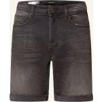 Dunkelgraue Replay Jeans-Shorts aus Baumwolle für Herren für den für den Sommer 