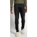 Reduzierte Graue Bestickte Replay Hüftjeans & Low Waist Jeans mit Knopf aus Baumwolle für Herren Weite 34, Länge 32 