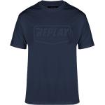Reduzierte Blaue Replay T-Shirts für Herren Größe XXL 