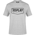Reduzierte Graue Replay T-Shirts für Herren Größe XL 