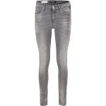 Graue Replay Skinny Jeans aus Denim für Damen Größe XL 