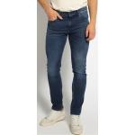 Reduzierte Blaue Bestickte Replay Slim Fit Jeans mit Knopf aus Baumwollmischung für Herren Weite 34, Länge 34 