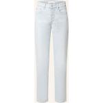 Hellblaue Replay Mom-Jeans aus Baumwolle für Damen Größe S 