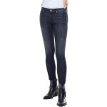 Reduzierte Schwarze Replay Luz Skinny Jeans aus Denim für Damen 