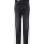 Schwarze Replay Bio Tapered Jeans mit Reißverschluss aus Baumwollmischung für Herren Weite 30, Länge 30 