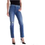 Reduzierte Blaue Replay Ripped Jeans & Zerrissene Jeans aus Denim für Damen 