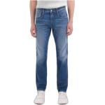 Blaue Replay Slim Fit Jeans aus Baumwolle für Herren Weite 40, Länge 34 für den für den Sommer 