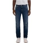 Blaue Replay Slim Fit Jeans aus Baumwolle für Herren Weite 40, Länge 34 für den für den Sommer 