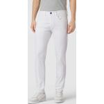 Weiße Unifarbene Replay Slim Fit Jeans mit Reißverschluss aus Baumwolle für Herren Größe XXL Weite 31, Länge 32 