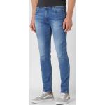Blaue Replay Slim Fit Jeans mit Reißverschluss aus Baumwollmischung für Herren Größe XXL Weite 30, Länge 30 