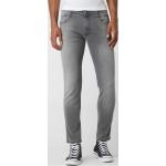 Graue Replay Slim Fit Jeans aus Baumwolle für Herren Weite 38, Länge 34 