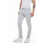 Graue Replay Slim Fit Jeans mit Reißverschluss aus Denim für Herren 