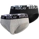 Reduzierte Unifarbene Replay Basic-Slips aus Jersey für Herren Größe L 2-teilig 