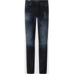 Dunkelblaue Replay Straight Leg Jeans aus Baumwolle für Herren Weite 30, Länge 30 