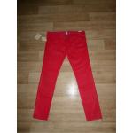 Rote Replay Hüftjeans & Low Waist Jeans aus Leder für Damen Weite 32, Länge 30 