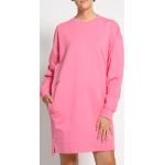 Reduzierte Pinke Unifarbene Replay Sweatkleider aus Baumwolle für Damen Größe S für den für den Herbst 