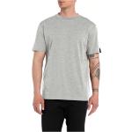 Graue Replay T-Shirts für Herren Größe XL 