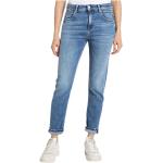 Blaue Replay Slim Fit Jeans aus Denim für Damen Größe M Weite 27, Länge 30 