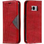 Reduzierte Rote Elegante Samsung Galaxy S8+ Cases Art: Geldbörsen mit Bildern aus Leder 