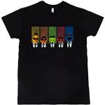 Reservoir Muppets T-Shirt– Sesamstrasse – ReservoirDogs – 100% Baumwolle - Hochwertiger Siebdruck, schwarz M