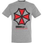 Graue Kurzärmelige Resident Evil T-Shirts aus Baumwolle für Herren Größe S 